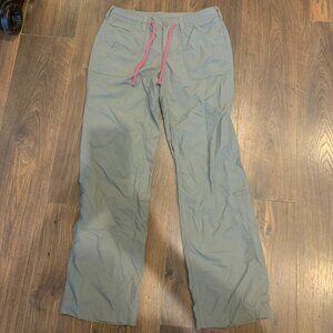 The North Face Spell Out Horizon II Hiking Camp Pants Gray Women's Size 4